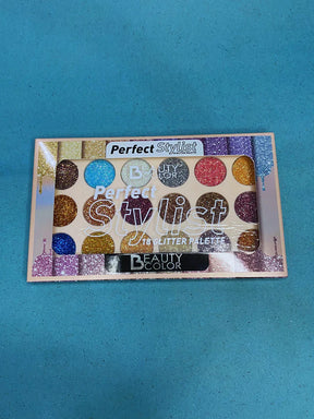 Beauty Color Perfect Stylish 18 Glitter Palette